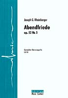 Abendfriede - Show sample score