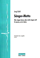 Sänger-Motto - Show sample score