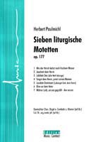 Sieben liturgische Motetten - Show sample score