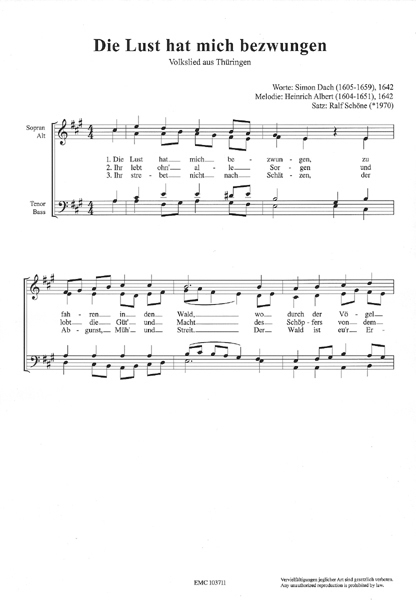 Die Lust hat mich bezwungen