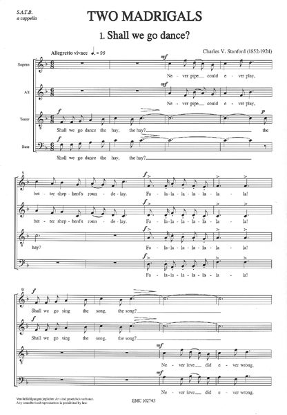 Two Madrigals